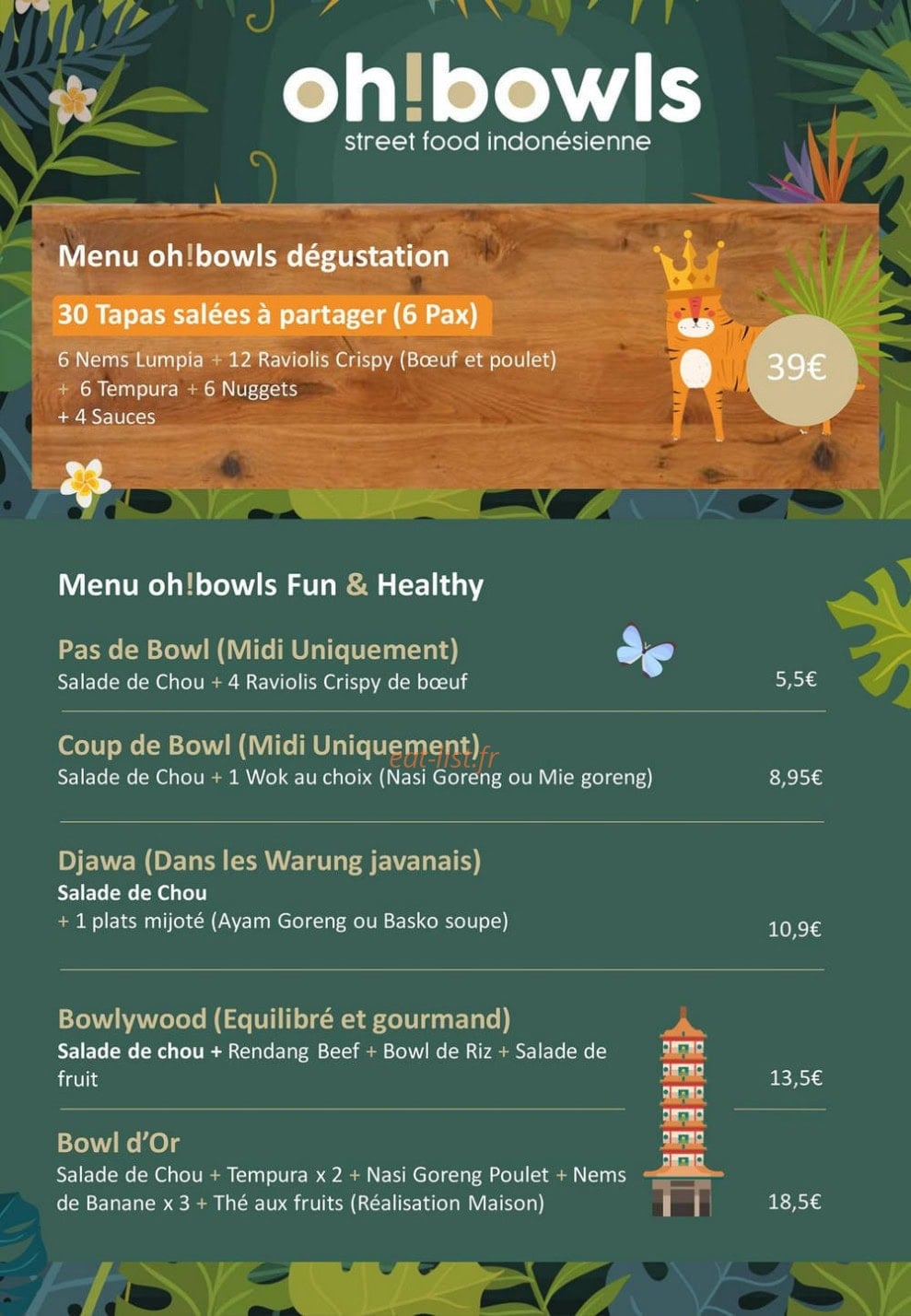 OH!Bowls — carte page 9