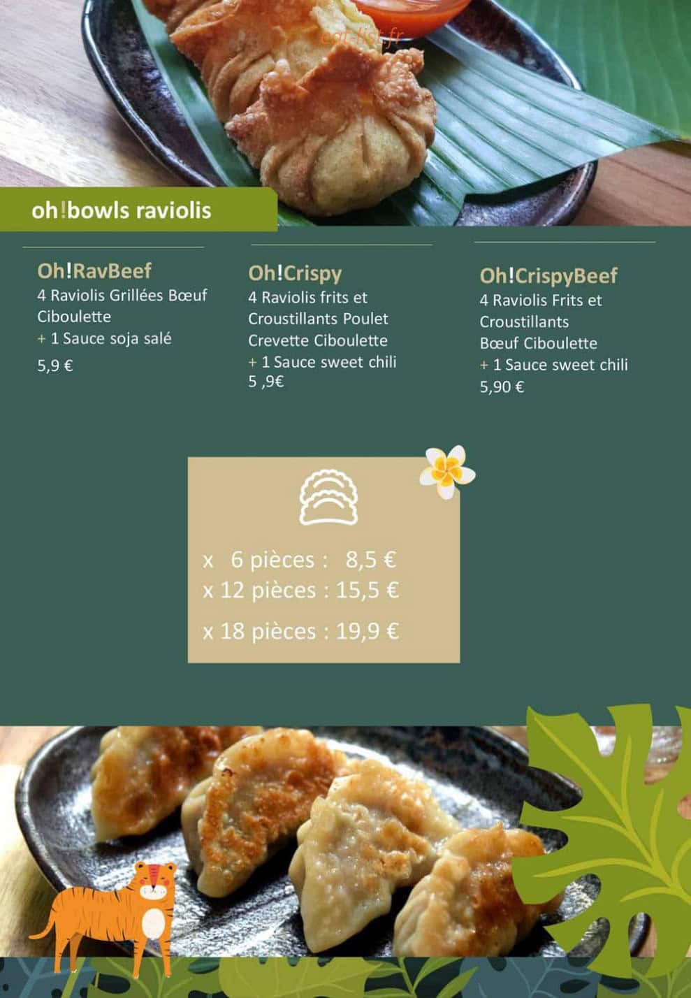 OH!Bowls — carte page 6