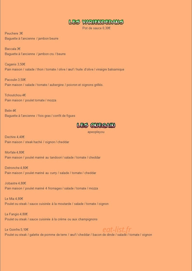 pizza chez degun — carte page 4