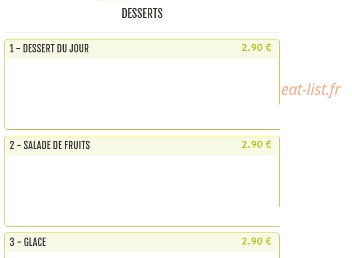 Pizza St Anne — carte page 7
