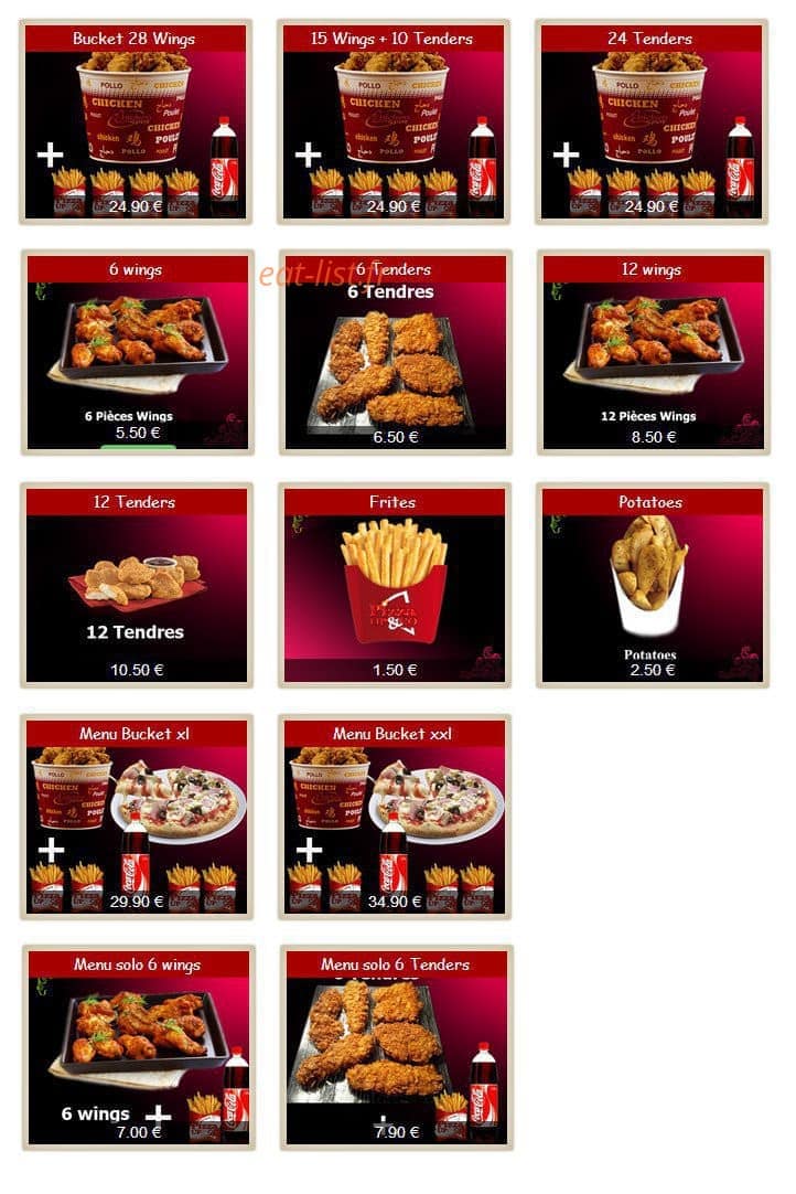 Pizza Up — carte page 3