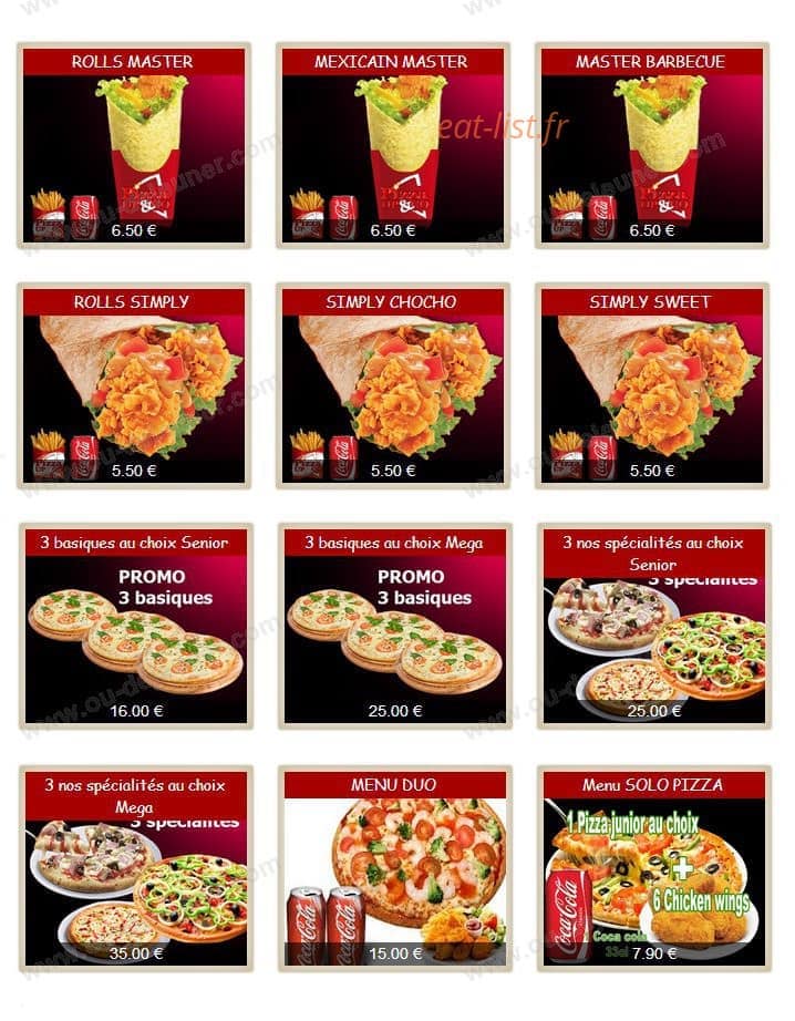 Pizza Up — carte page 4