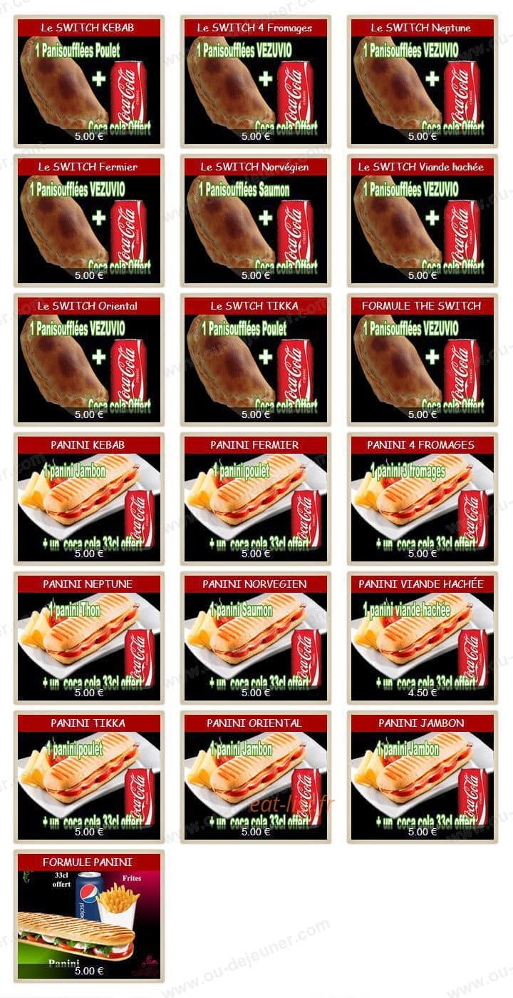Pizza Up — carte page 5