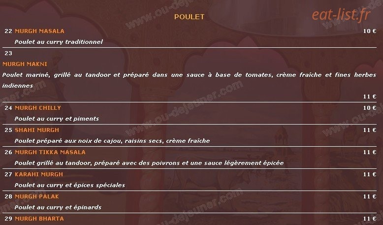 Raja — carte page 4