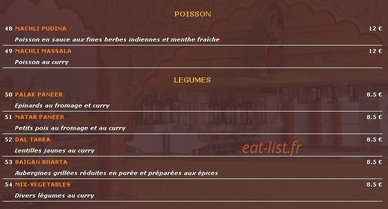 Raja — carte page 6