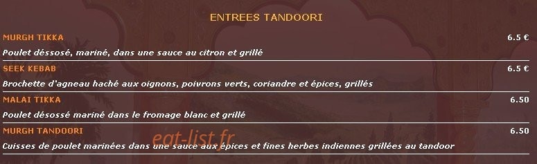 Raja — carte page 2