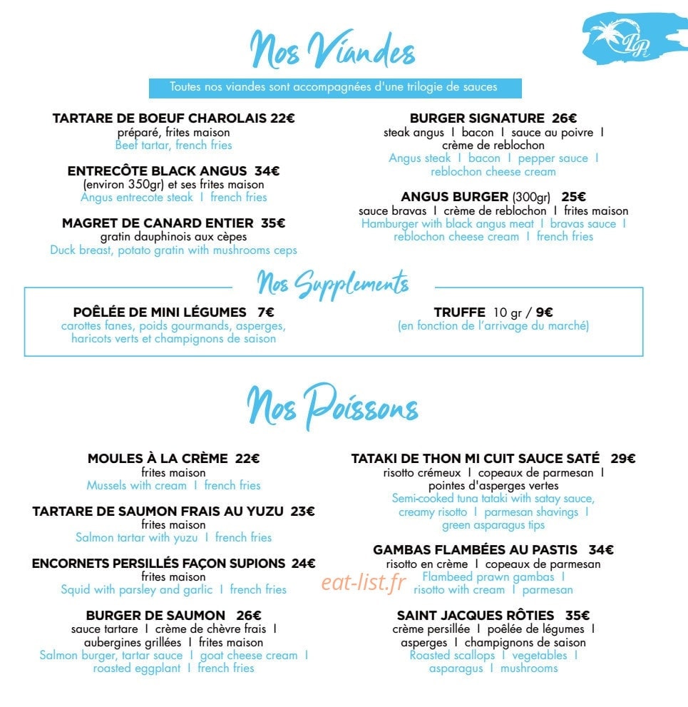 Rhumerie — carte page 2