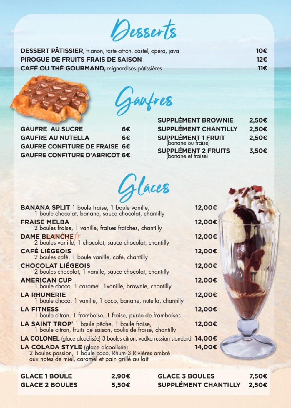 Rhumerie — carte page 11