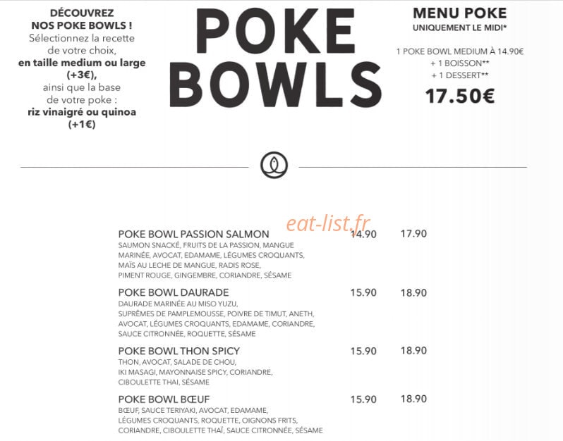 Sushi Shop — carte page 32