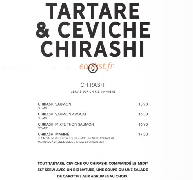 Sushi Shop — carte page 30