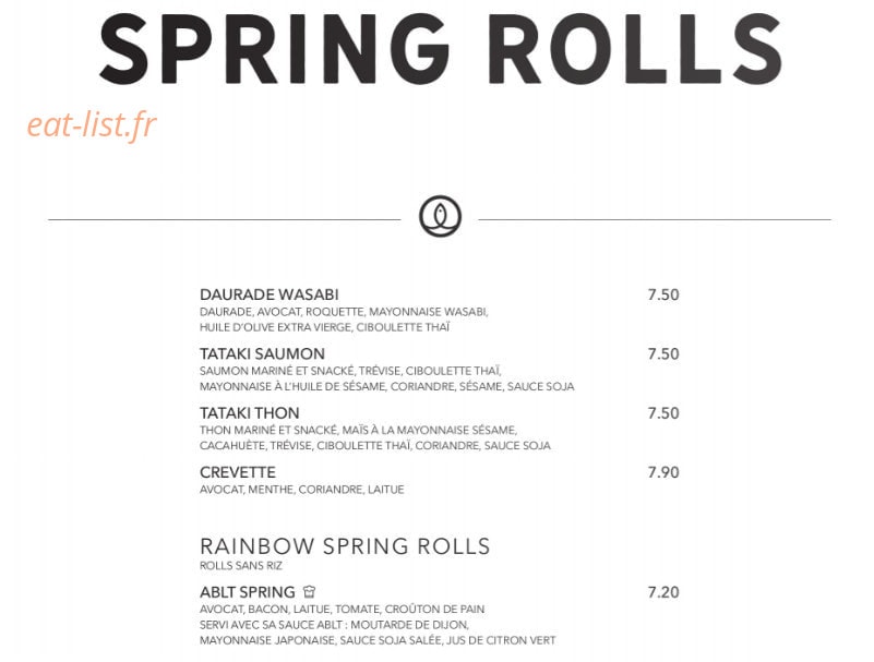 Sushi Shop — carte page 24