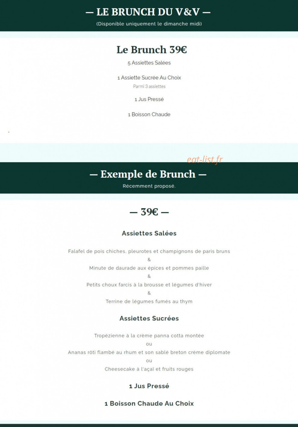V&V — carte page 5