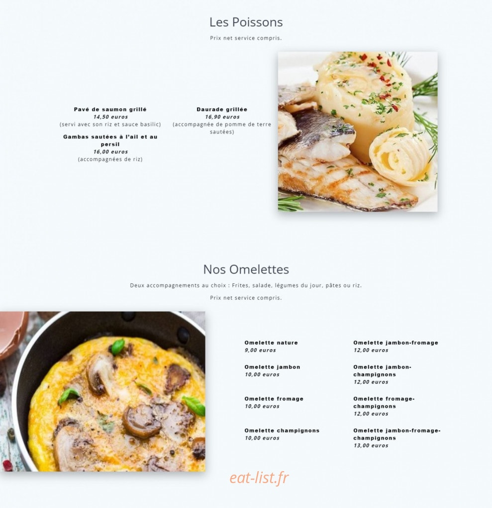 Brasserie Des Calanques — carte page 2