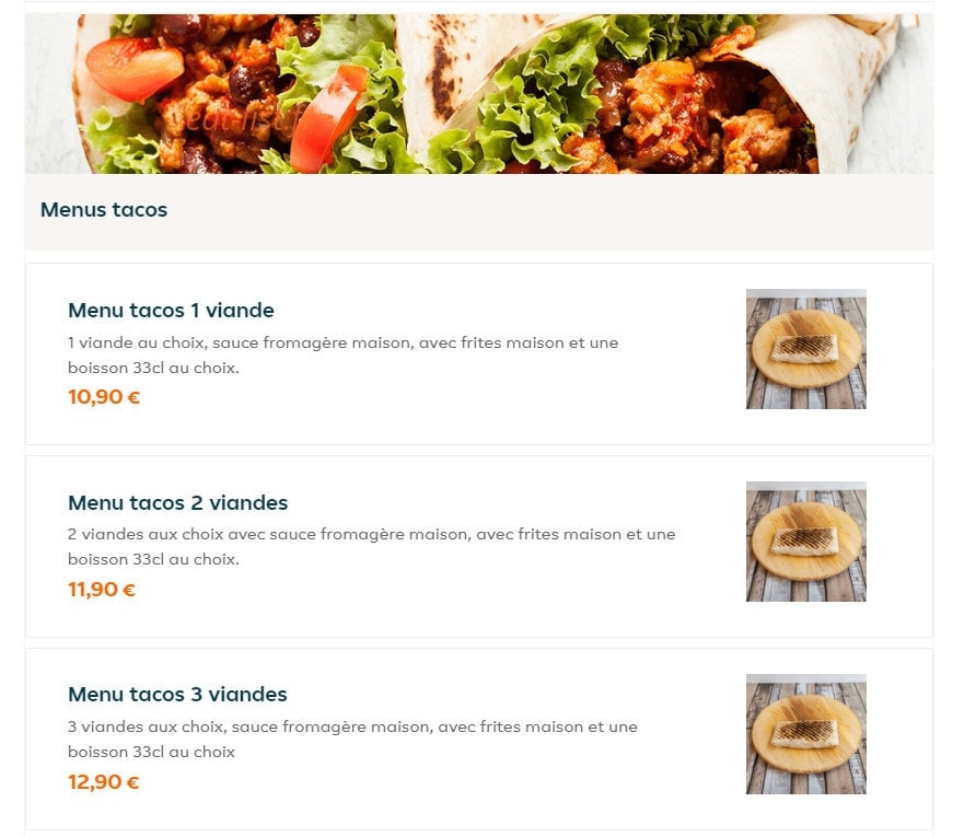 Brothers burger — carte page 18