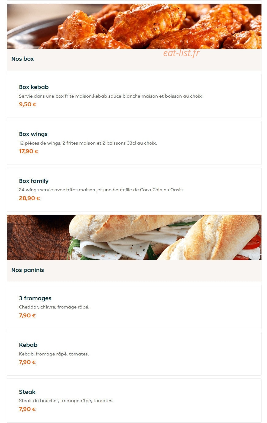 Brothers burger — carte page 23