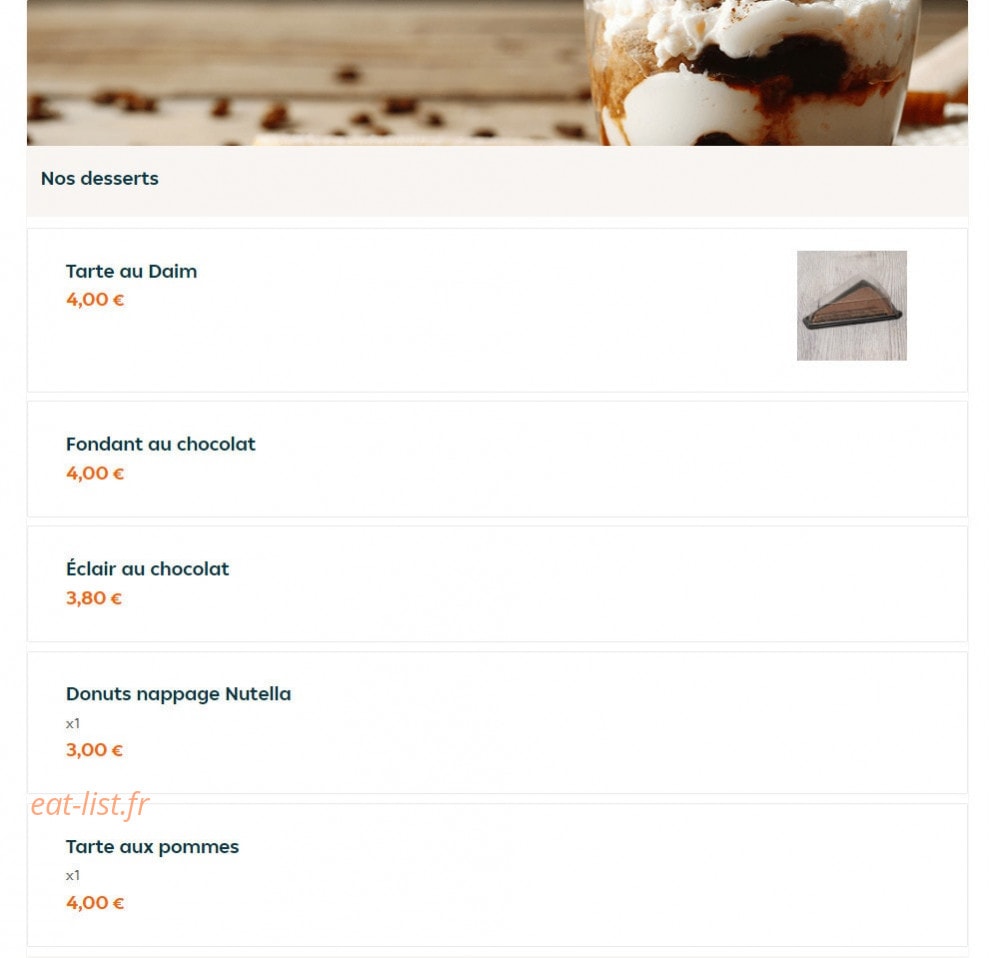 Brothers burger — carte page 12