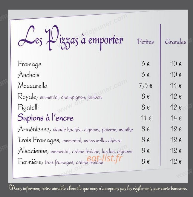 Chez Zé — carte page 4