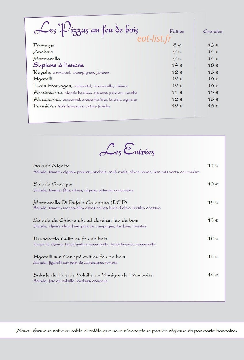 Chez Zé — carte page 5