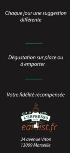 L'espresso Café — carte page 6