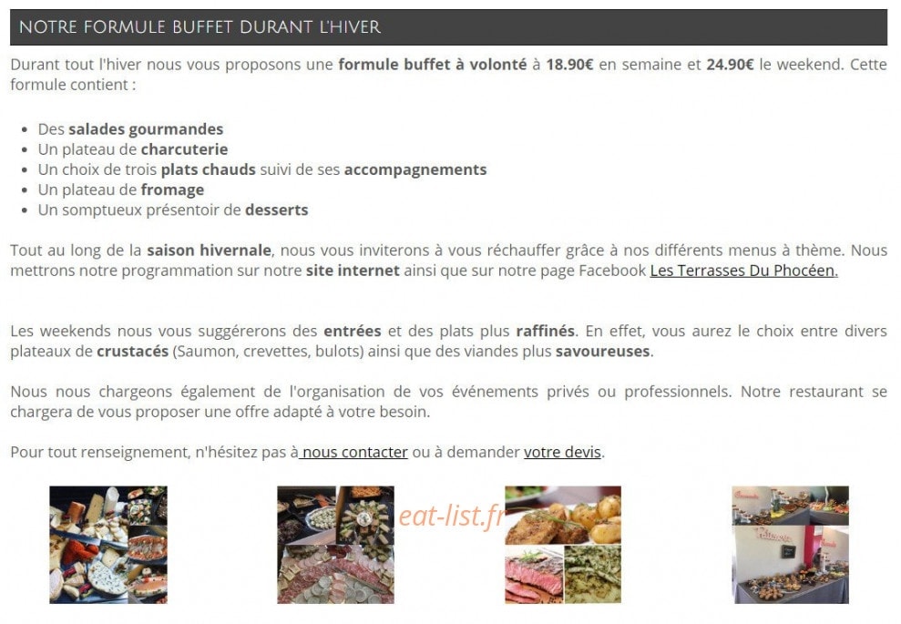 Les Terrasses Du Phocéen — carte page 2