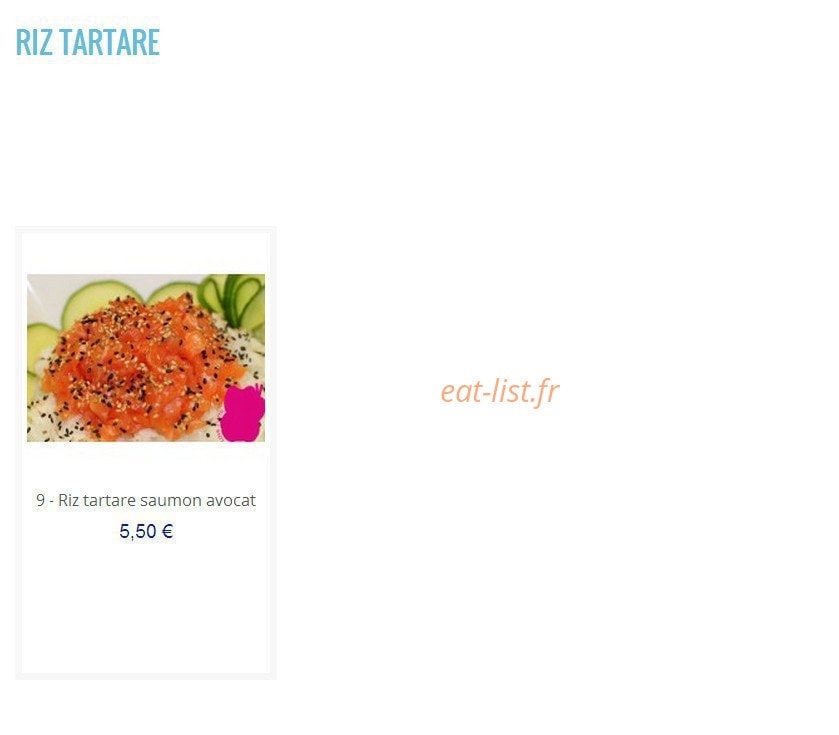 Love sushi — carte page 33