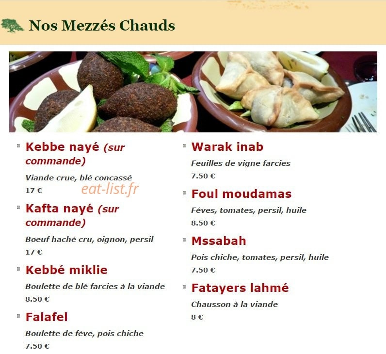 Villa Mont Liban — carte page 3