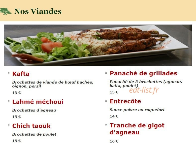 Villa Mont Liban — carte page 5