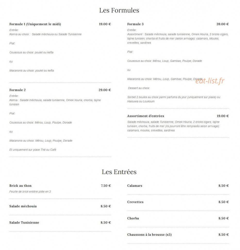 Villa Zaïna — carte page 1