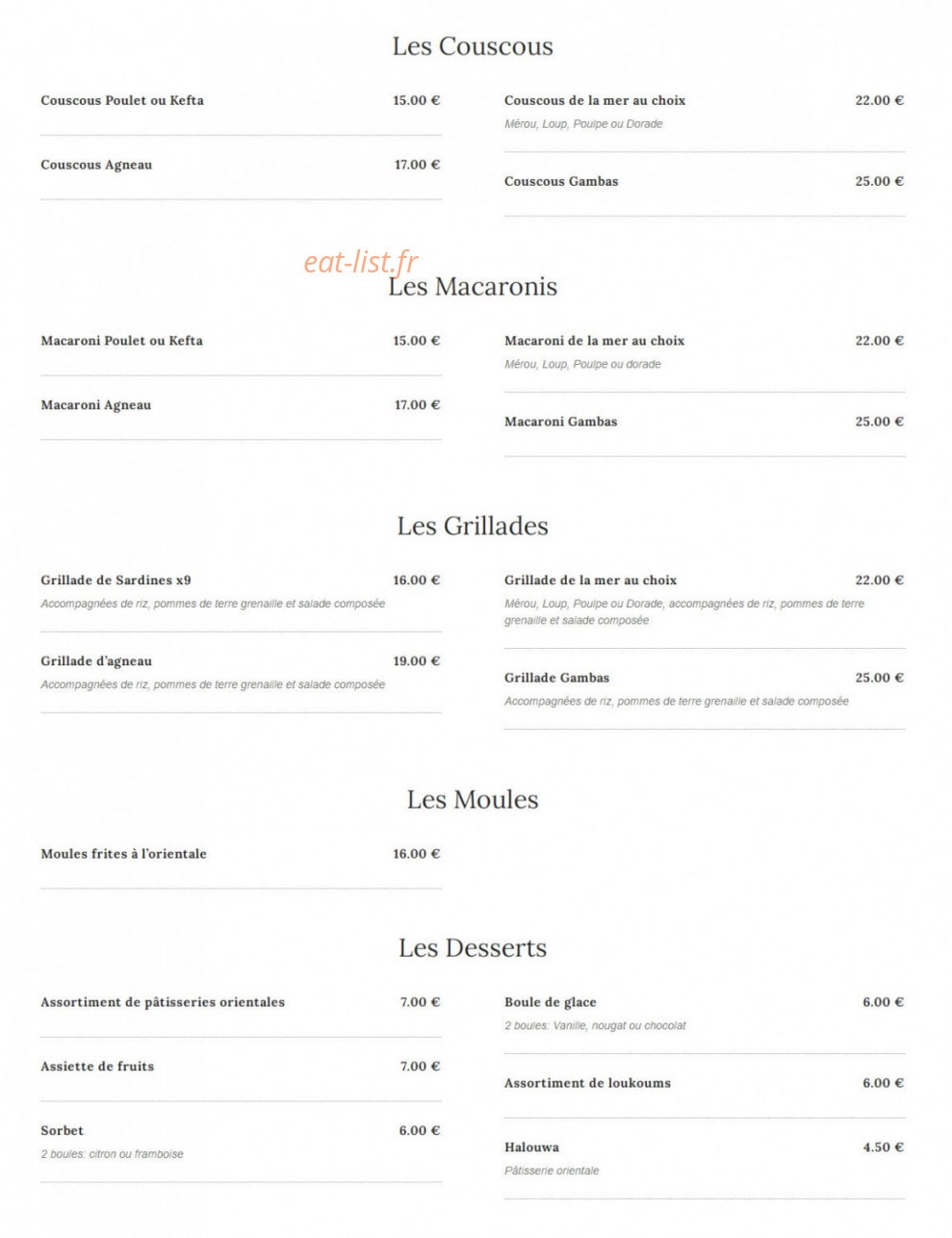 Villa Zaïna — carte page 2