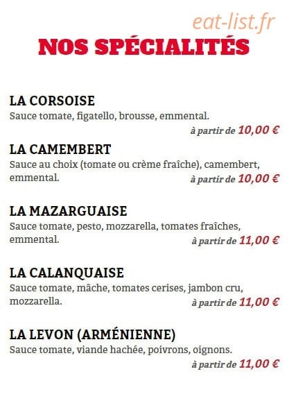 Pizza Pépone — carte page 3