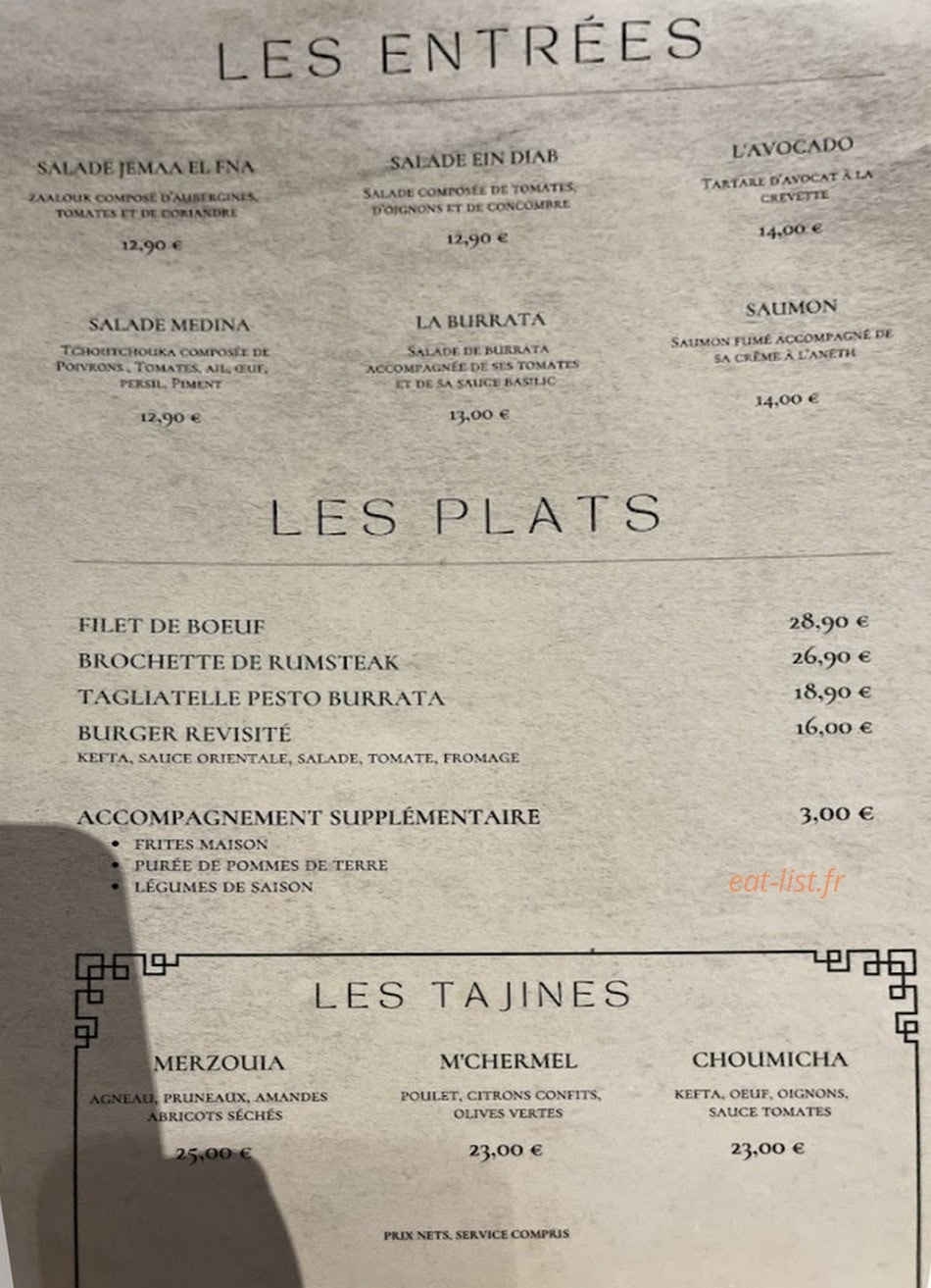 Casa Blanca — carte page 2