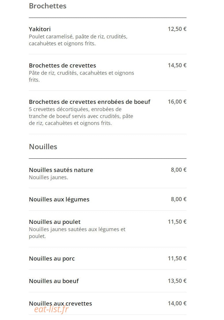 L'Orchidée — carte page 4
