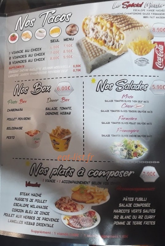 Le Master — carte page 4