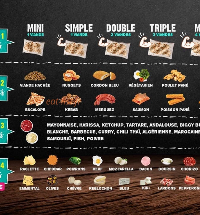 Le Tacos de Lyon — carte page 3