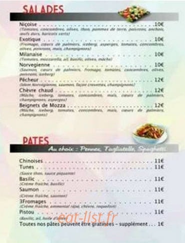 Melekh à Pizza — carte page 2
