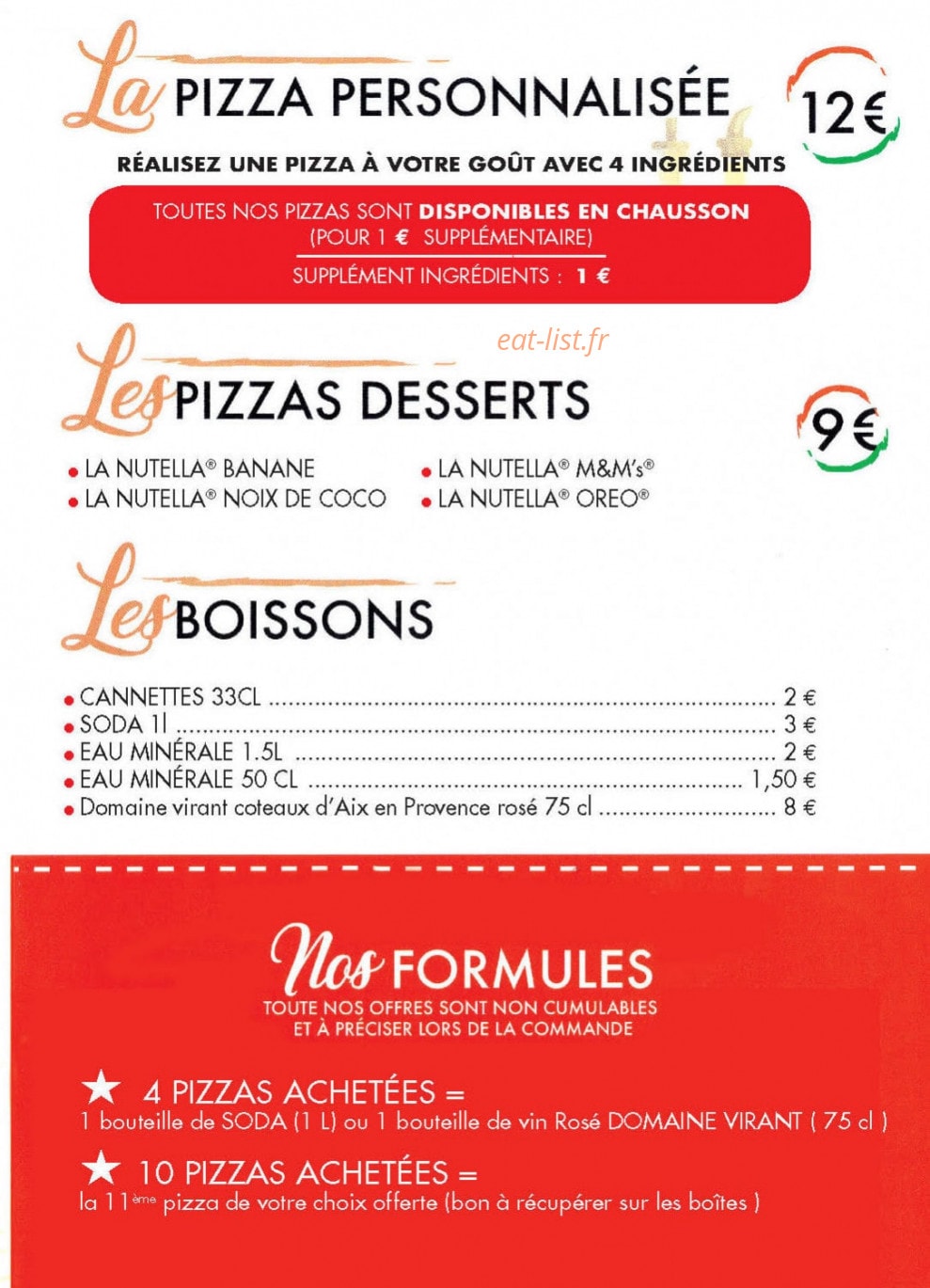 Pizza famiglia — carte page 1