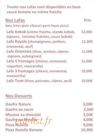 Pizza Tova — carte page 4