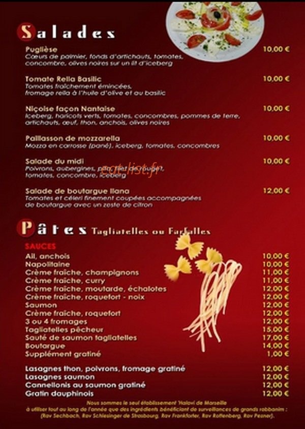Presto pizza — carte page 2