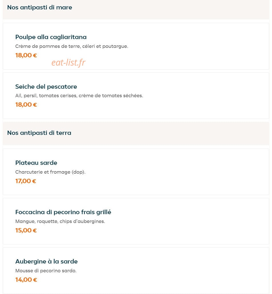 Sa mesa sarda — carte page 1