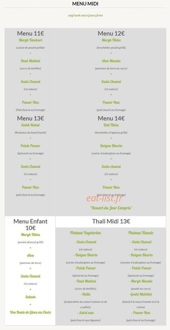 Le Thali — carte page 7