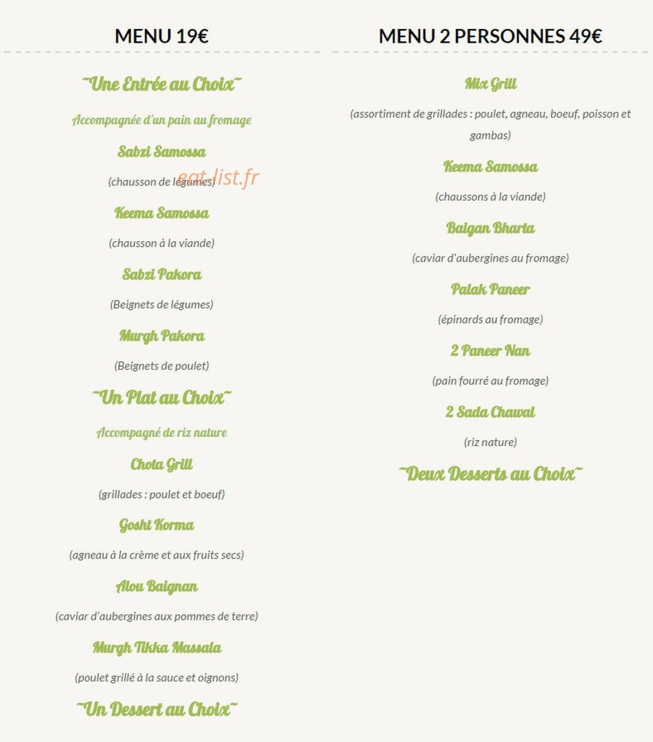Le Thali — carte page 6