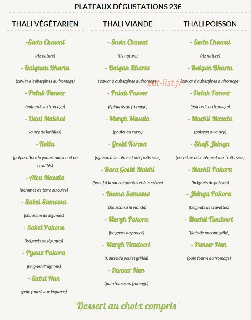 Le Thali — carte page 5