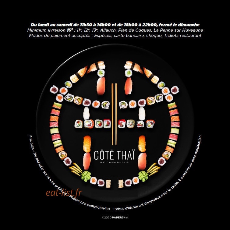 Côté Thaï — carte page 12