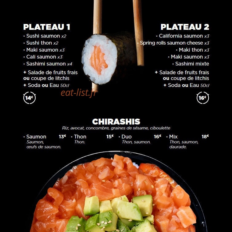 Côté Thaï — carte page 8