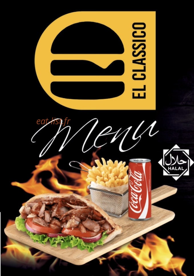 El Classico — carte page 1