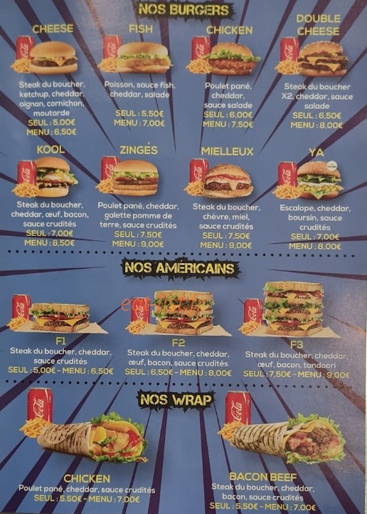 Fusion food — carte page 2