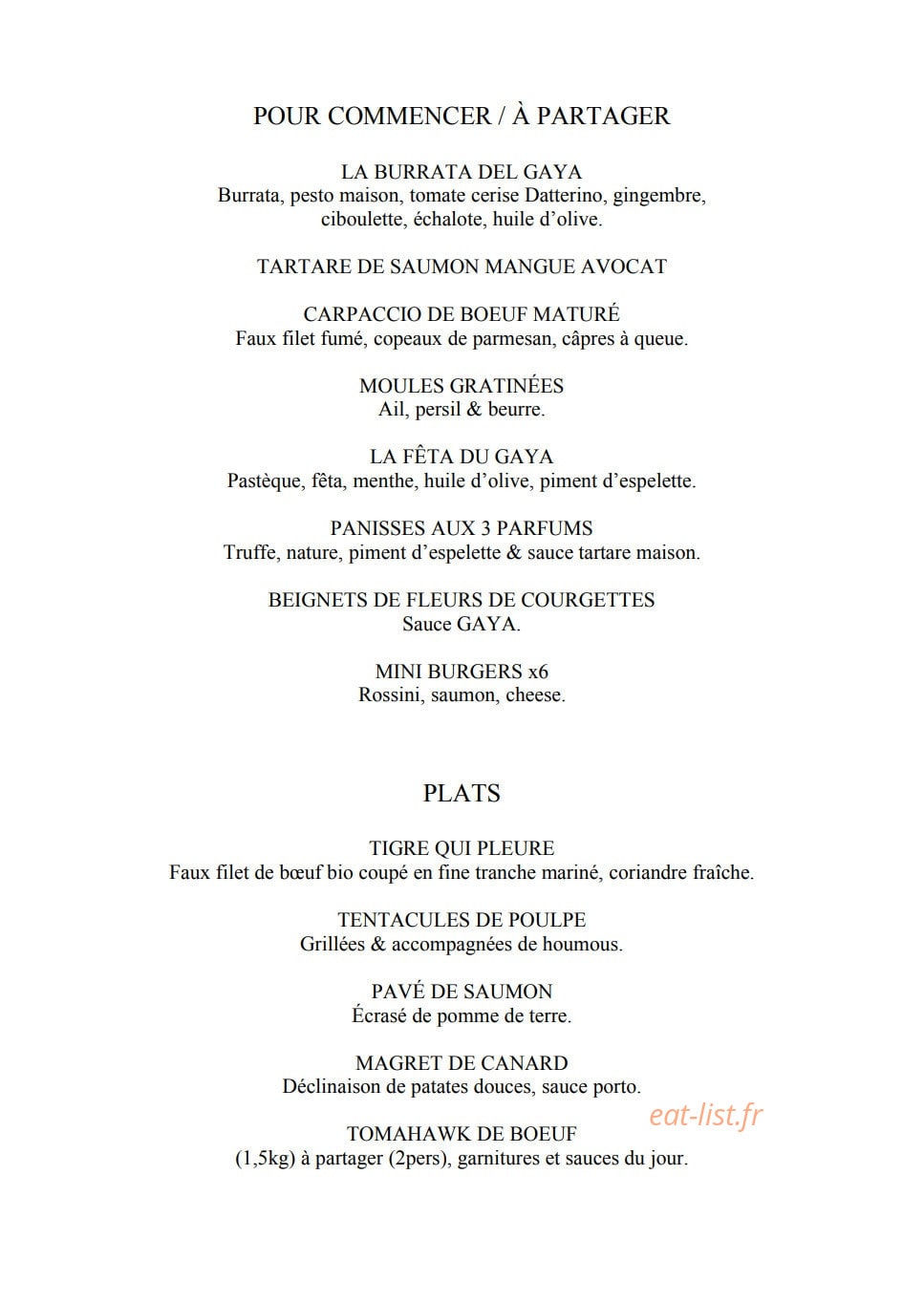Gaya Valentine — carte page 1