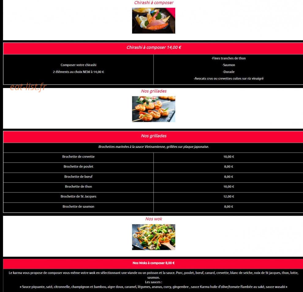 Le karma — carte page 7