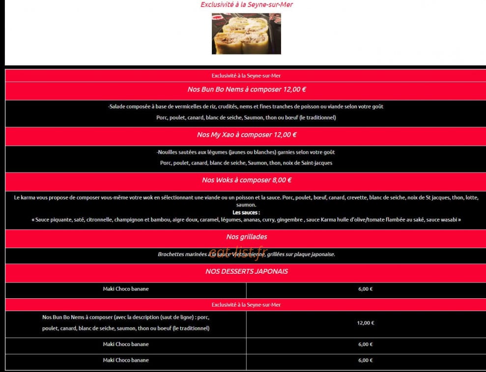 Le karma — carte page 11