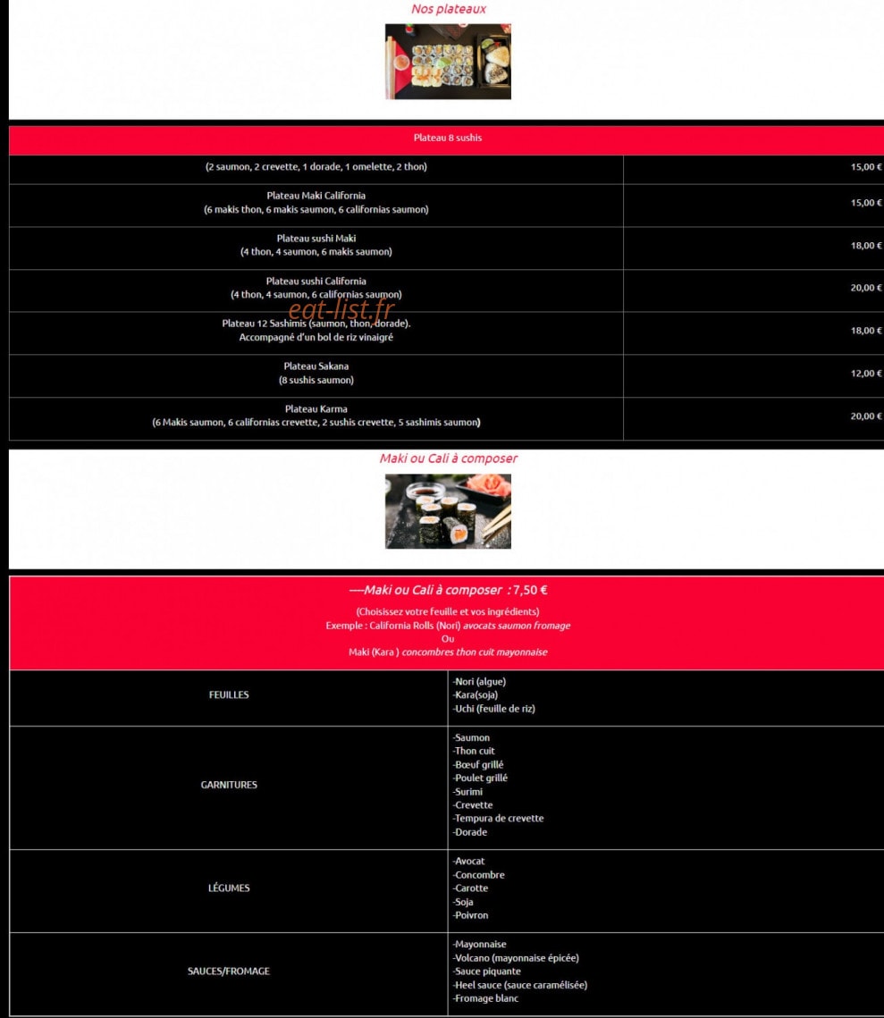 Le karma — carte page 6